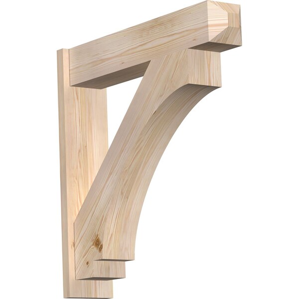 Ekena Millwork Imperial Craftsman Smooth Outlooker, Douglas Fir, 7 1/2"W x 36"D x 36"H OUT08X36X36IMP04SDF - main